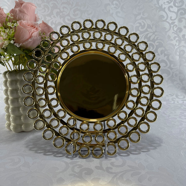 Vintage Luxury Fancy Charger Plate
