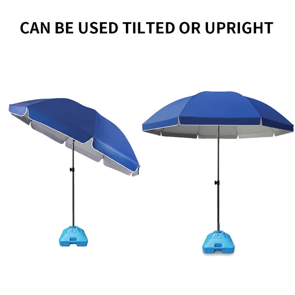 Outdoor Large Manual Beach Umbrella Glass Fiber Ribs