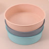 8.8 Inch Round Silicone Cake Baking Pan in pastel colors stacked for decorative display.