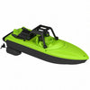 4-Channel LED Remote Control Speedboat in bright green color, designed for high-speed water entertainment.