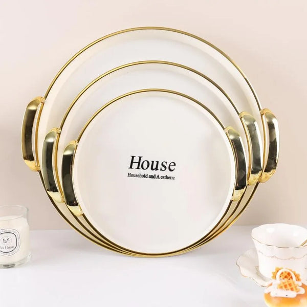 Nordic Luxury Serving Tea Trays