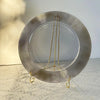 Gold Rimmed Acrylic Clear Charger Plate