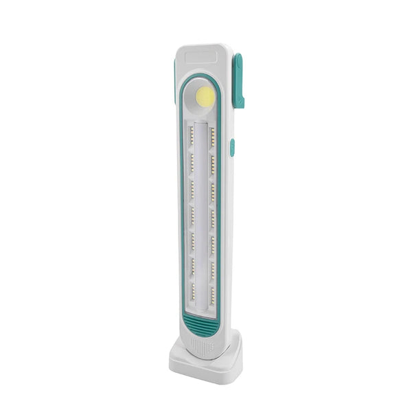 IP44 Solar & Type-C Portable Outdoor Lamp showcasing a compact design with a bright LED light and durable build for outdoor use.