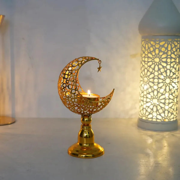 Gold Moon Censer Incense Burner
