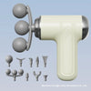 3-Head Body Massager with interchangeable heads for personalized muscle relief.