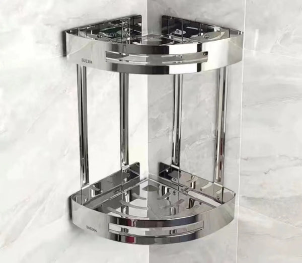 304 Stainless Steel Corner Bathroom Rack