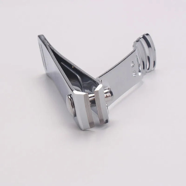 Large Stainless Steel Beauty Nail Clippers in a sleek chrome finish, designed for precise nail trimming.