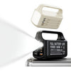 Border Large Capacity 160000mAh Plastic Power Bank with flashlight and compact design for portable charging.
