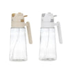 Glass Oil Dispenser Bottle with Flip Cap and Handle 680ml