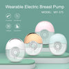 Portable Hands-Free Baby Breast Feeding Pump - Wearable Electric Breast Pump model MY-375 with LED display and 4 modes.