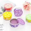 Set of Long Lasting Solid Air Freshener Purifying Gel containers in various colors and scents, showcasing a vibrant, inviting atmosphere.