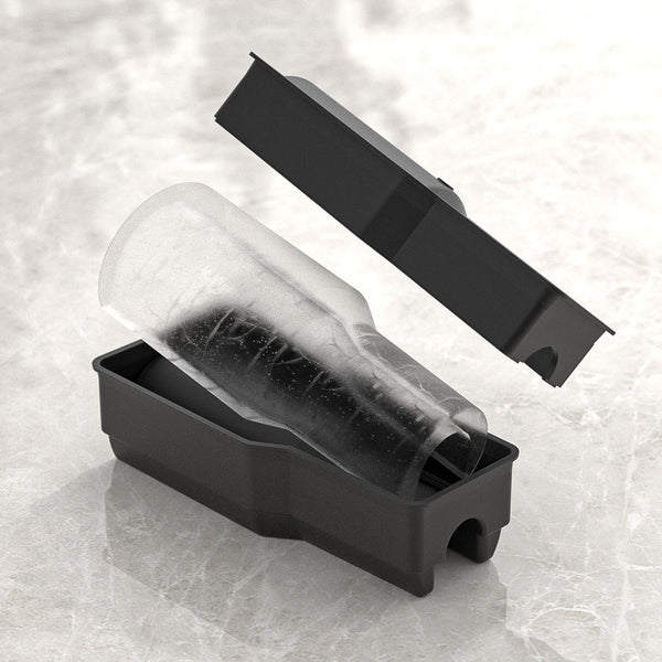 Silicone Cylinder Ice Cube Tray with Lid