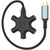 5-in-1 USB-C to 3.5mm Headphone Audio Splitter