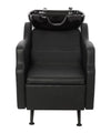 Professional Reclining Salon Shampoo Chair with modern design and ergonomic support for client comfort.