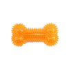 TPR Spiky Bone Dog Chew Toy with Squeaker