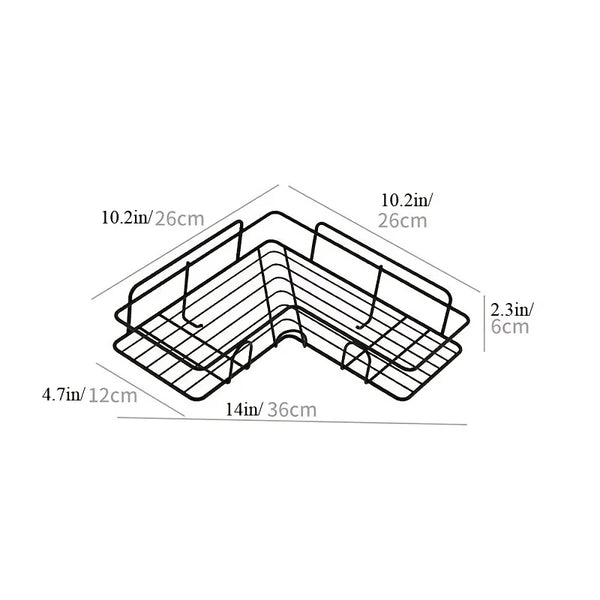 Toilet Corner Shelf Toiletry Rack