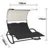 Garden Balcony Leisure Metal Garden Chair with dimensions and modern design for outdoor relaxation.