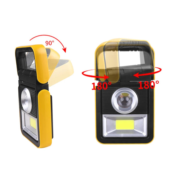 Solar Rechargeable COB LED Work Light