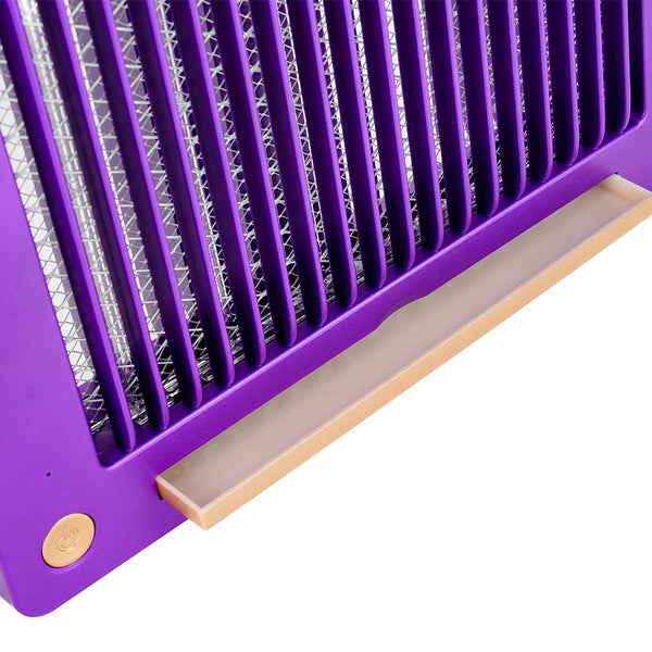 USB Electric Outdoor Mosquito Zapper Lamp close-up showing its mesh design and collection tray.