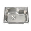 Single Bowl Pressed Stainless Steel Kitchen Sink
