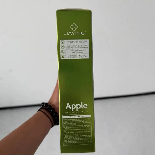 Ammonia Free Black Hair Dye Cream with Apple Scent