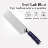 Multi-Purpose Japanese Kitchen Chef Knife with a stainless steel blade and lightweight handle for versatile cooking.