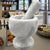 Marble Mortar and Pestle Set