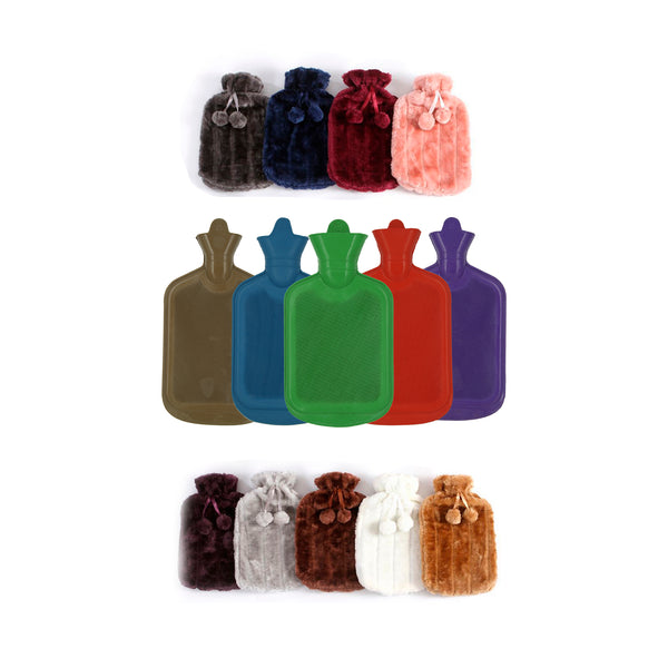 Insulated Hot Water Bottle with Soft Cover