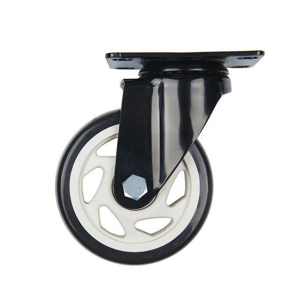 3-Inch Stainless Steel PU Swivel Caster designed for smooth multi-directional movement of heavy equipment.