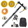 High Quality Window Solar Panel Cleaning Tool includes rotating brush system, hoses, accessories, and a backpack.