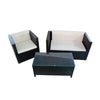 Modern Design Poly Rattan Corner Sofa Set