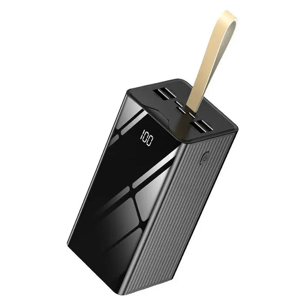Outdoor 50000mAh Power Bank Station with multiple USB ports and a stylish design.