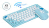 Wireless Circular Keycap Keyboard and Mouse Set