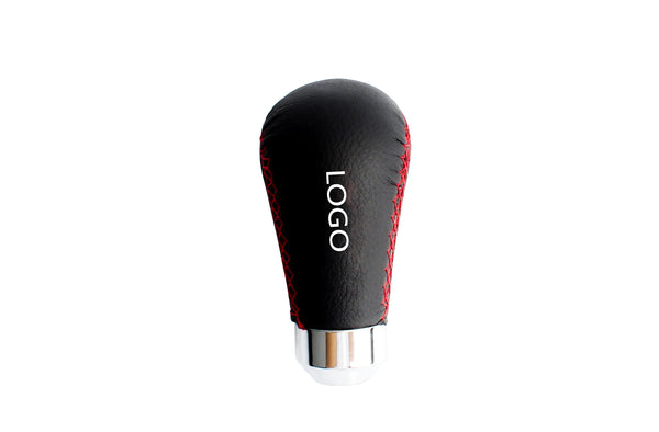Leather Gear Shift Knob Cover with Logo