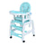 Baby Dinner Table and Chair 3 in 1 high chair with a turquoise seat and adjustable features for growing toddlers.