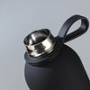 Close-up of the spout of a 500ml Matte Rubberized Insulated Sports Bottle showing its durable design.