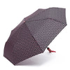 21-Inch Automatic Foldable Windproof Umbrella with heart pattern, perfect for staying dry in any weather.