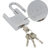 Electroplated Blade Half Clad Beam Iron Padlock