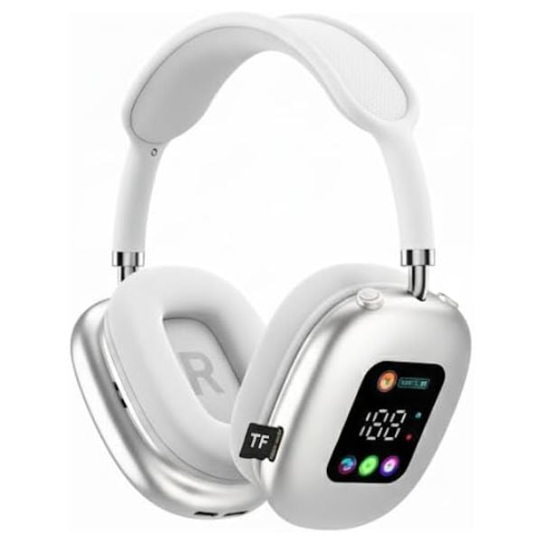 Wireless Bluetooth Headphones with Digital Display