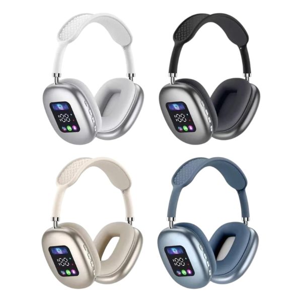 Wireless Bluetooth Headphones with Digital Display