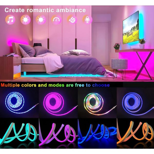 Smart RGB IC LED Neon Rope Light