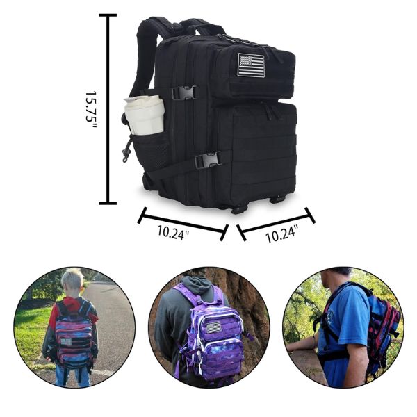 25L Tactical Military Assault Backpack