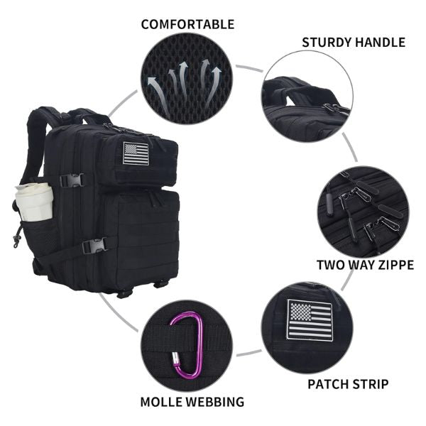 25L Tactical Military Assault Backpack