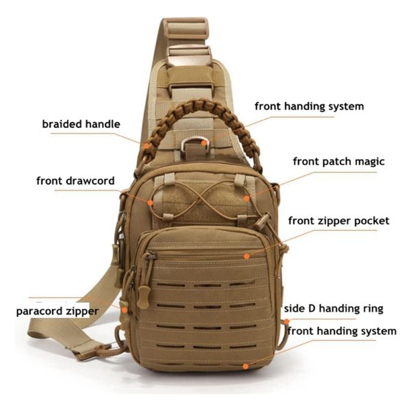 Military Tactical Shoulder Sling Bag