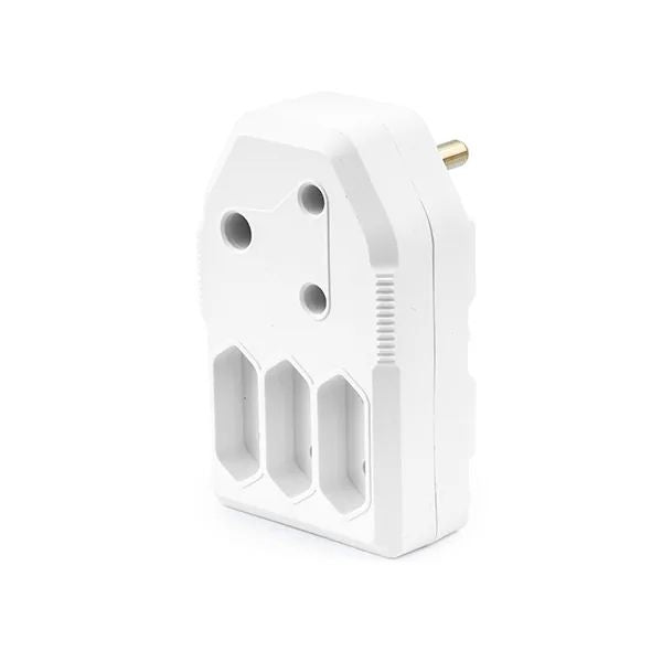 4 Way Adaptor with 3 x 2 Pin Sockets