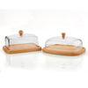 Wooden Cheese Board with Acrylic Cover