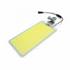 4.5M Telescopic Fishing Rod with 360 Light COB Lamp: Yellow LED light panel with clip attachment for easy mounting and illumination.