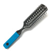 Fancy Beauty Small Vent Hair Brush with a blue ergonomic handle for effective hair detangling.