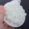 Close-up of the Snowflake Plunger Cookie Cutter Set showing the intricate snowflake design, perfect for baking decorations.