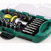 30-Piece Ratchet Screwdriver and Socket Bit Set